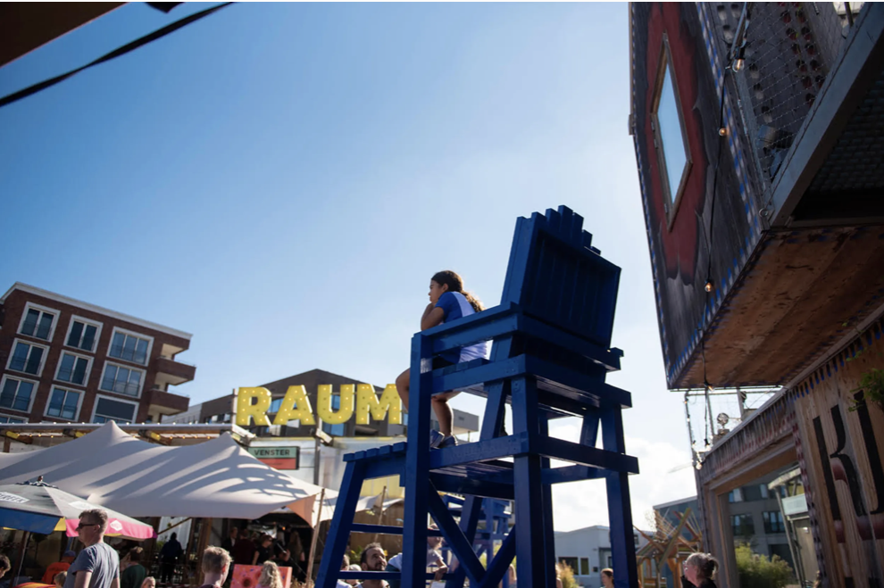 Kunstinstallaties Stadscamping RAUM